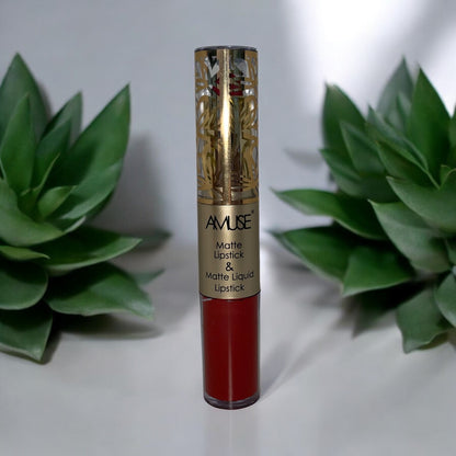 Duo rouge à lèvres mat et gloss