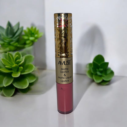 Duo rouge à lèvres mat et gloss